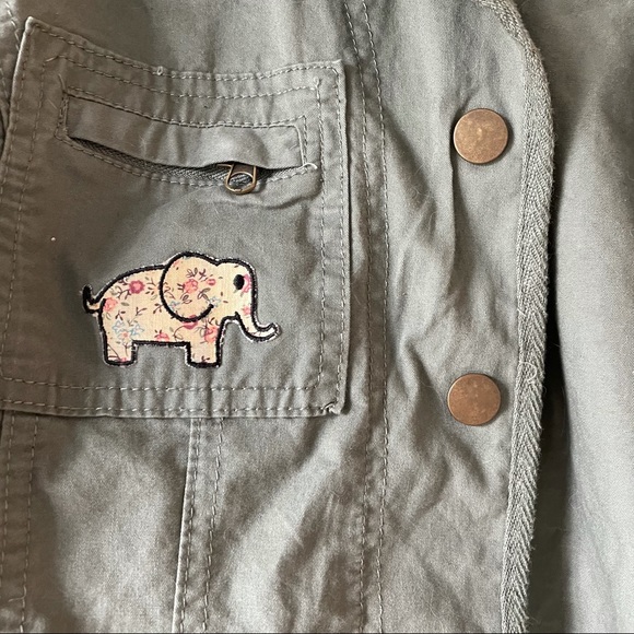 Green utility jacket - Picture 3 of 3